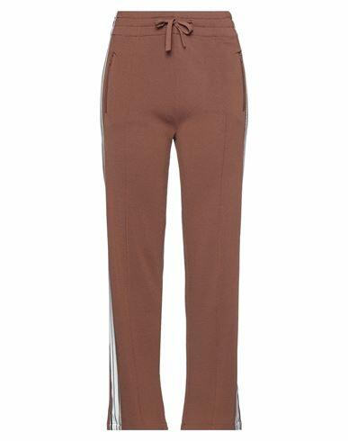 Emma & Gaia Woman Pants Cocoa Viscose, Polyamide Cover