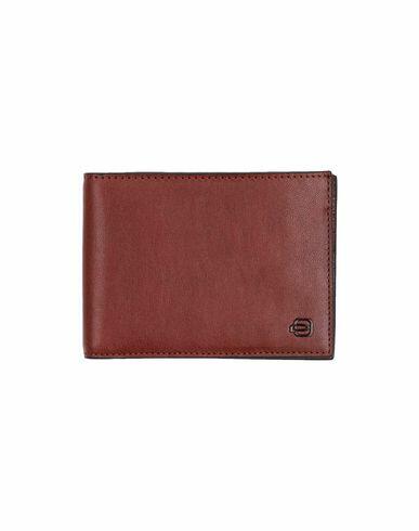 Piquadro Man Wallet Cocoa Bovine leather Cover