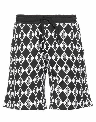 John Richmond Man Shorts & Bermuda Shorts Black Cotton Cover