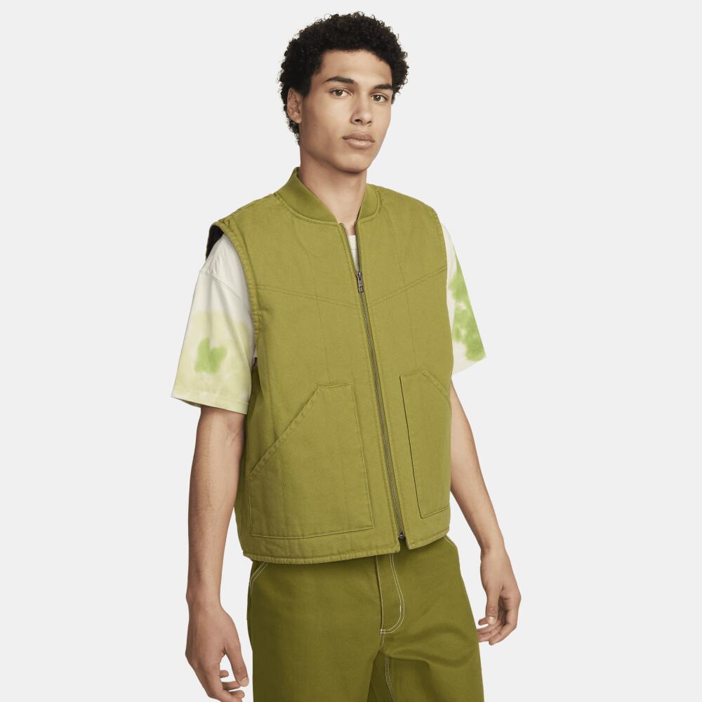 Nike Men's Life Padded Vest in Green Cover