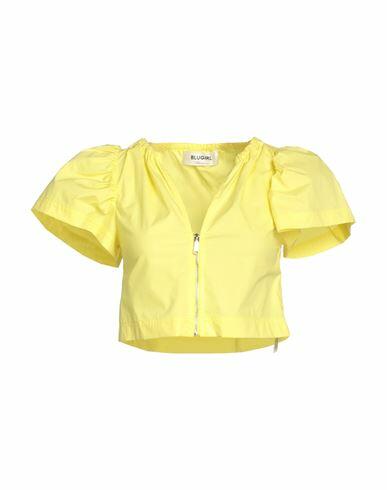 Blugirl Blumarine Woman Shirt Yellow Cotton Cover