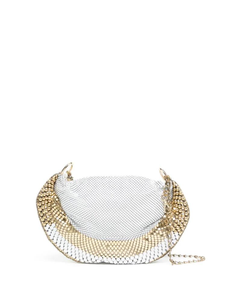 Madison.Maison Raquel mesh crossbody bag - White Cover