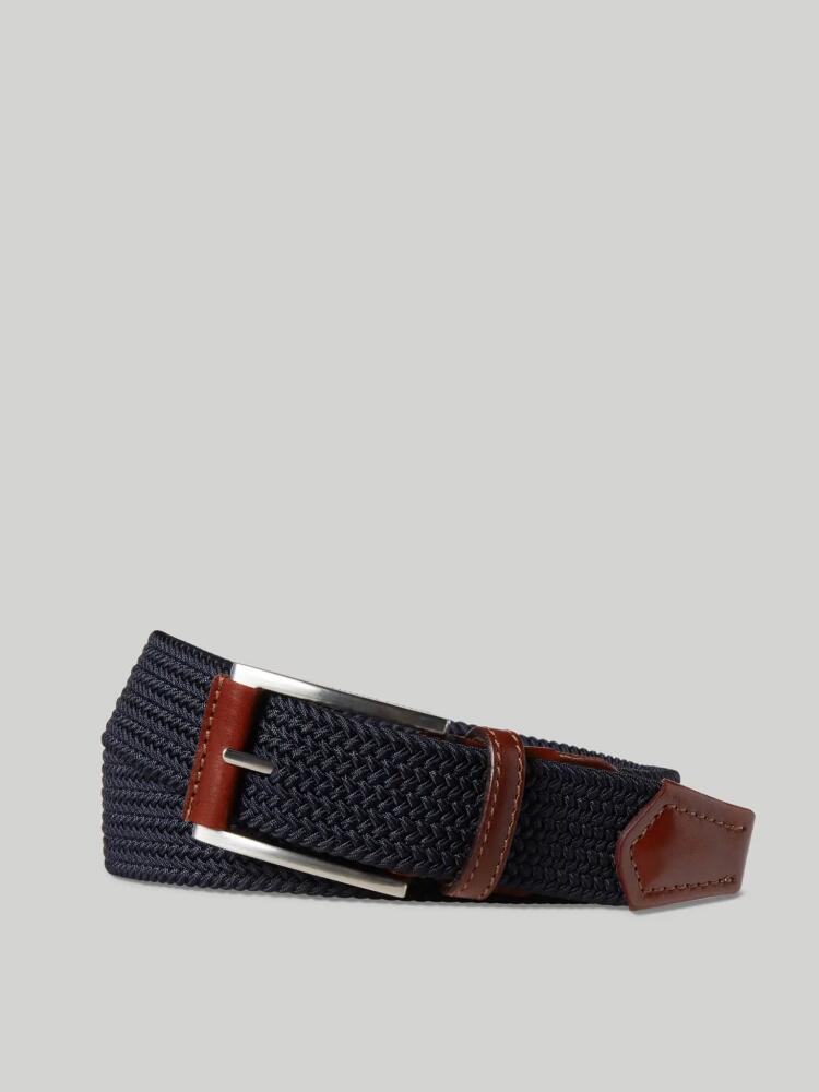 Robert Talbott Stretch Nylon Garfield Belt in Navy Cover