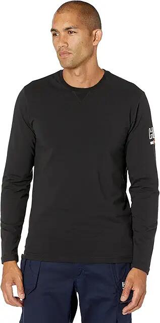 Helly Hansen Kensington Long Sleeve (Black) Men's T Shirt Cover