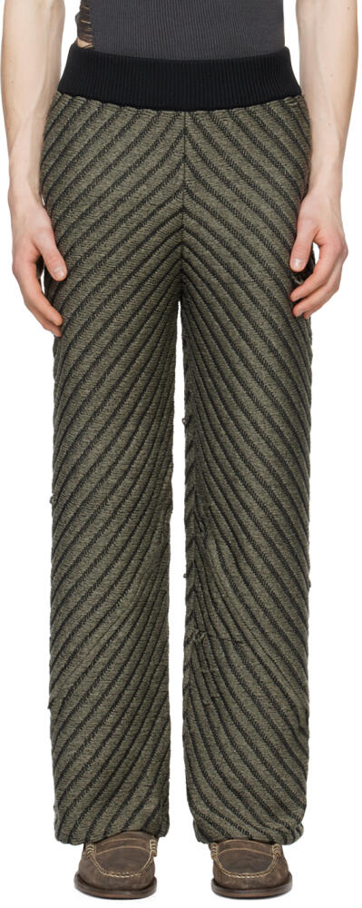 Isa Boulder SSENSE Exclusive Khaki Trousers Cover