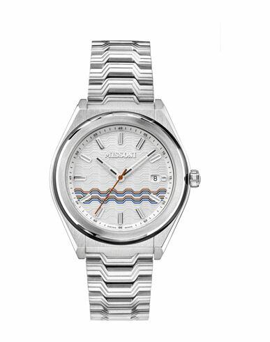 Missoni Missoni Missoni M331 Tempo Leather Watch Man Wrist watch Silver Stainless Steel Cover