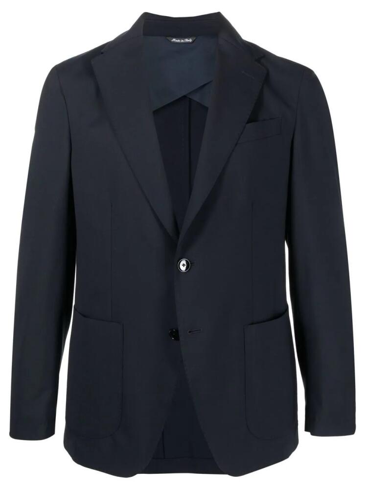 Reveres 1949 single-breasted wool blazer - Blue Cover