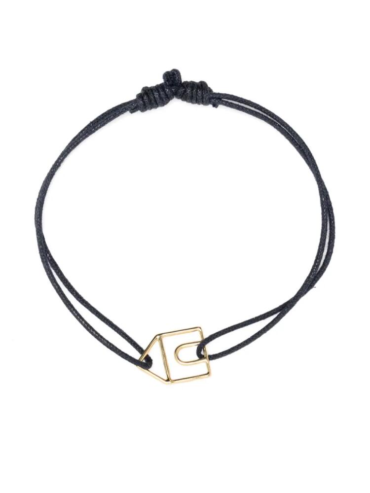 Aliita 9kt yellow gold Casita bracelet - Black Cover