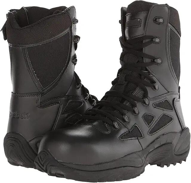 Reebok Work Rapid Response RB 8 CT (Black) Men's Work Boots Cover