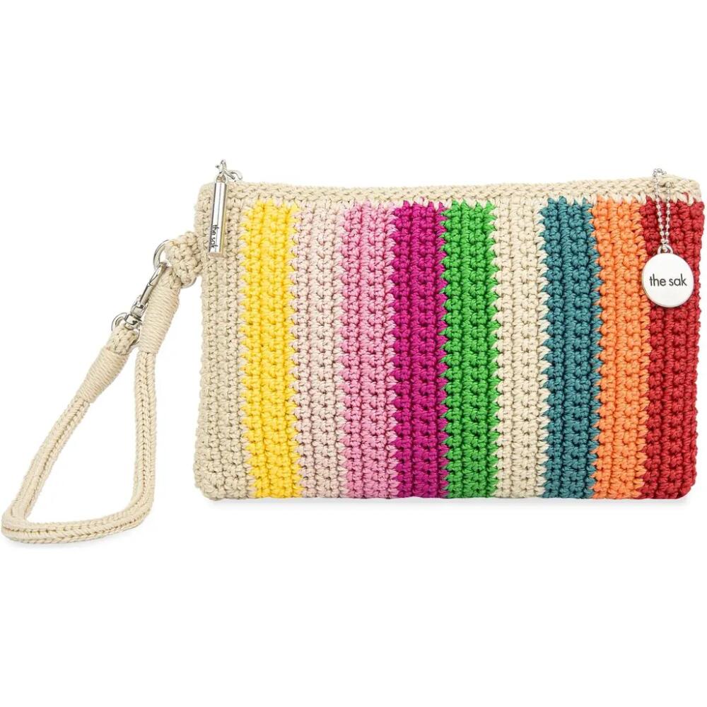 The Sak Vita Wristlet in Beach Stripe Cover