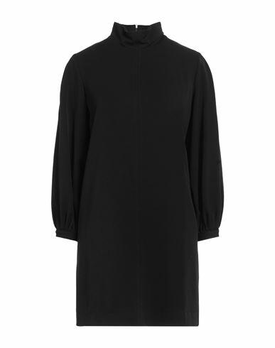 Alessia Santi Woman Mini dress Black Polyester, Viscose, Elastane Cover