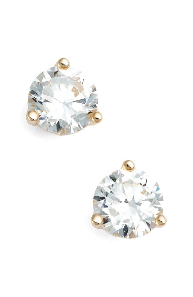 Nordstrom Cubic Zirconia Stud Earrings - 1.0ct. in Gold Cover