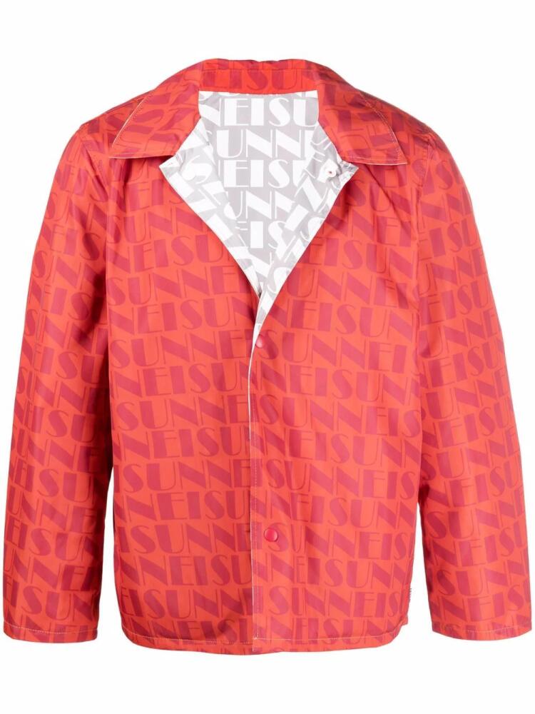 Sunnei reversible monogram jacket - Red Cover