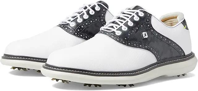 FootJoy Traditions Golf Shoes (White/Camo) Men's Shoes Cover