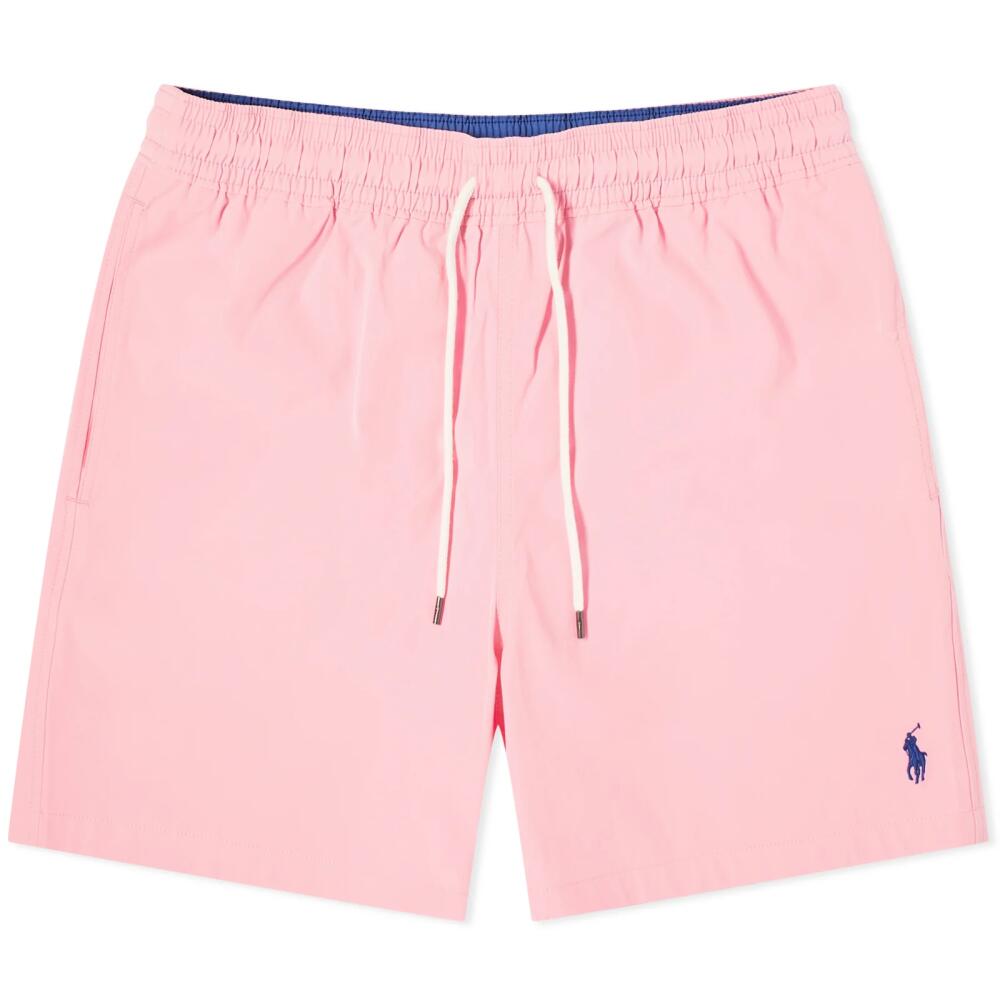 Polo Ralph Lauren Men's Traveller Swim Shorts in Course Pink Cover