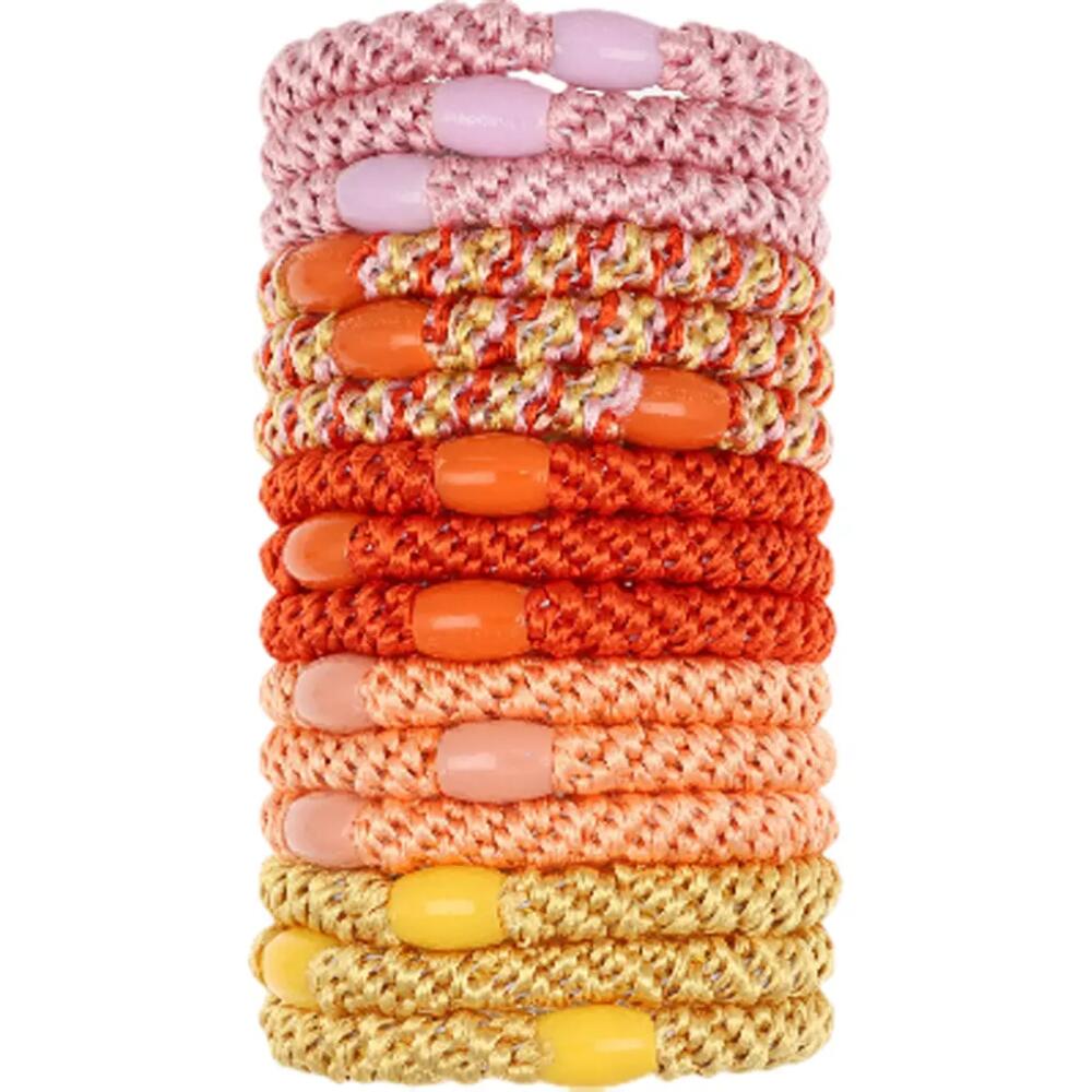 L. Erickson Grab & Go 15-Pack Braided Ponytail Holders in Sorbet Cover