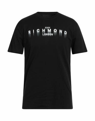 John Richmond Man T-shirt Black Cotton Cover