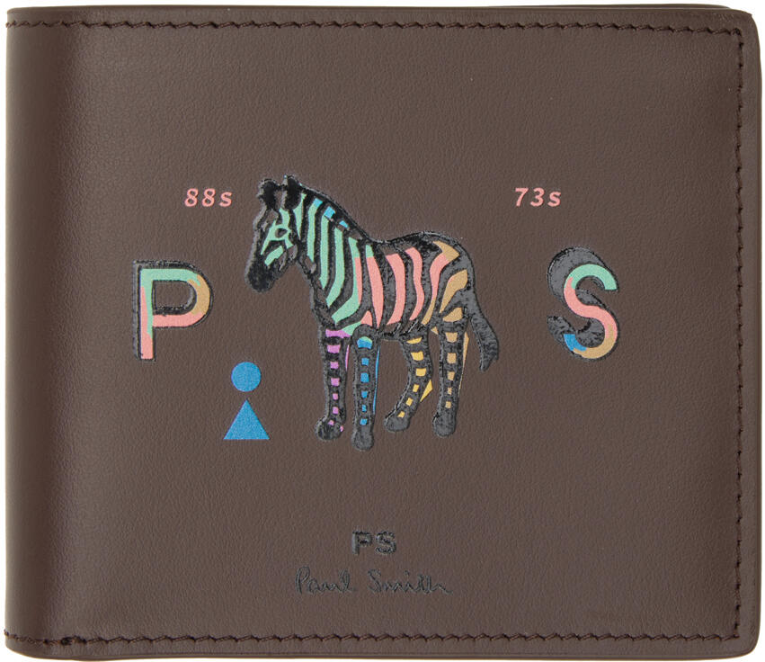 PS by Paul Smith Brown Bifold Wallet Cover