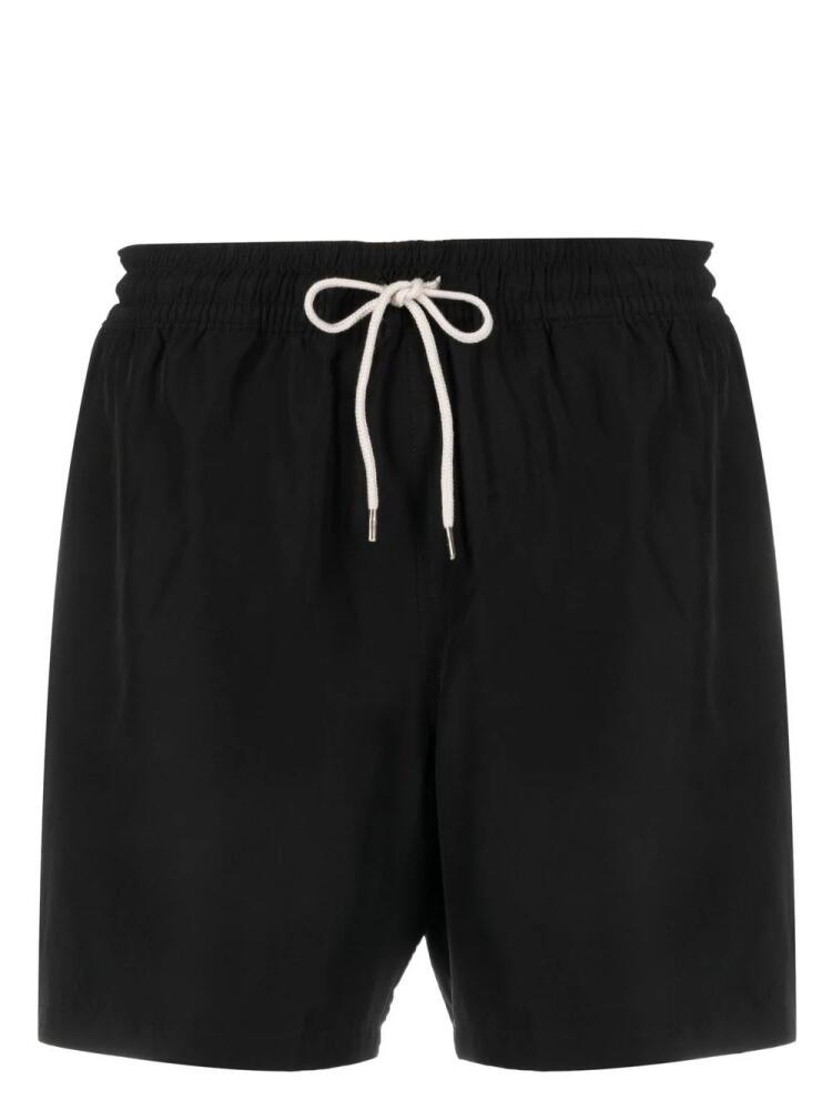 Polo Ralph Lauren drawstring waist logo-patch shorts - Black Cover