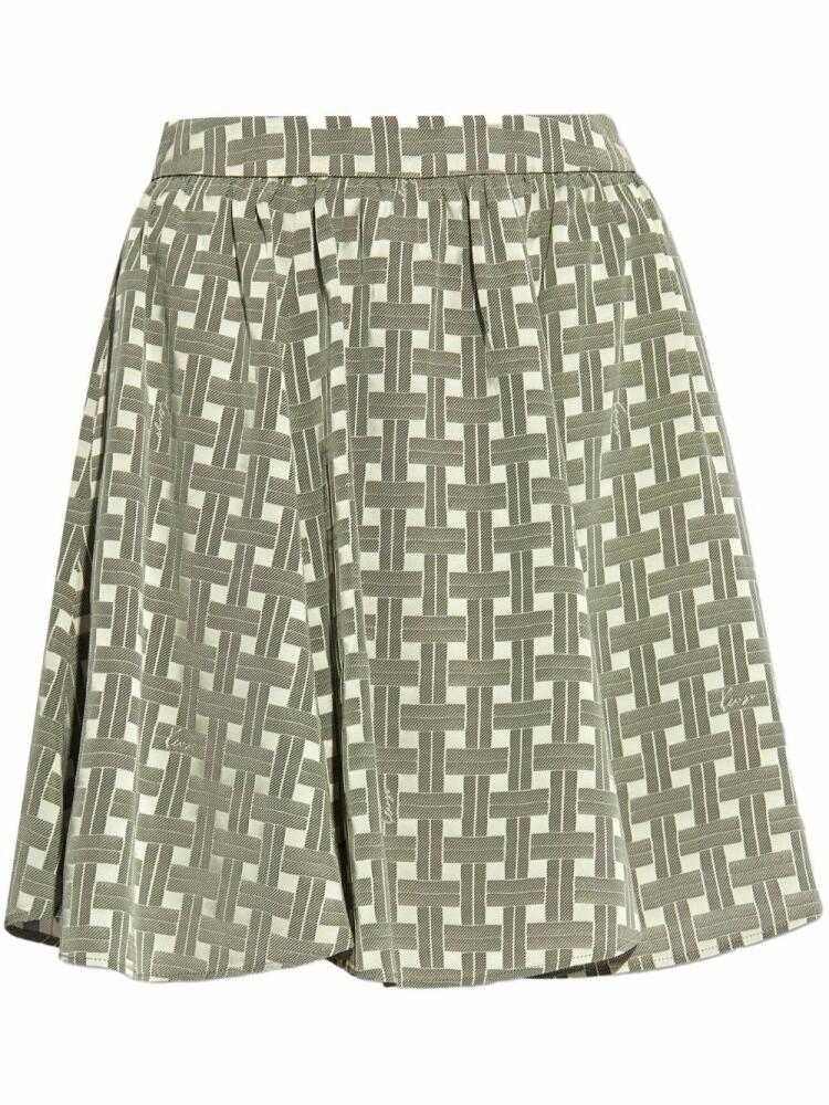 Kenzo plaid-print mini skirt - Grey Cover