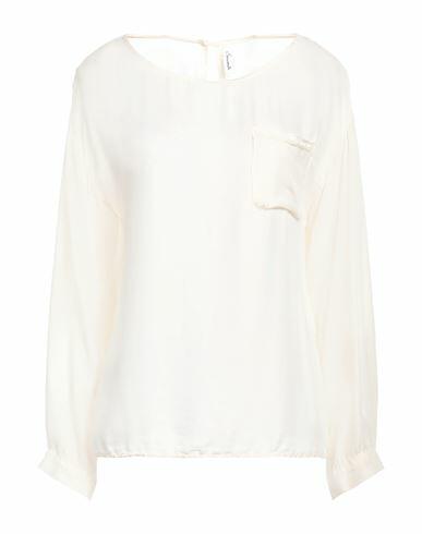 Souvenir Woman Top Cream Viscose, Silk Cover