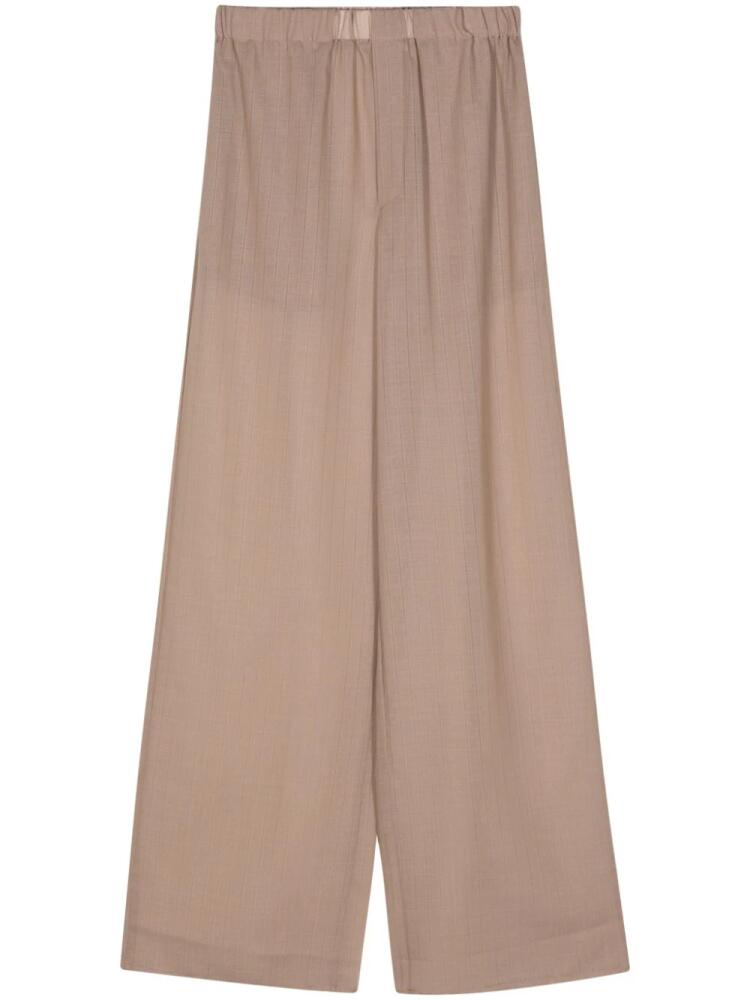 Ludovic de Saint Sernin elasticated-waistband trousers - Neutrals Cover