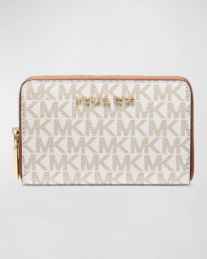 MICHAEL Michael Kors Jet Set Small Monogram Card Holder Cover