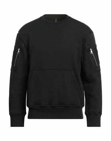 Neil Barrett Man Sweatshirt Black Cotton Cover