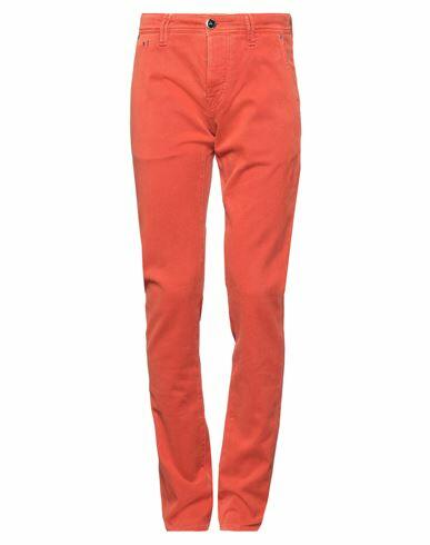 Tramarossa Man Jeans Orange Cotton, Elastane Cover