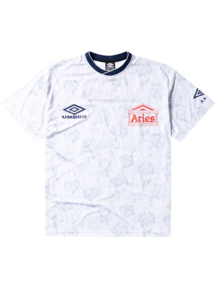 Aries x Umbro Centenary jersey T-shirt - White Cover