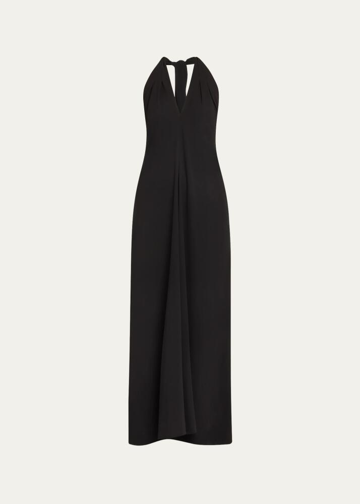 FRAME Wide-Leg Halter Jumpsuit Cover