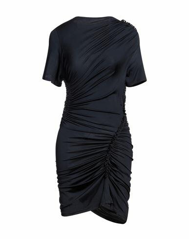 Atlein Woman Mini dress Midnight blue Viscose, Elastane Cover