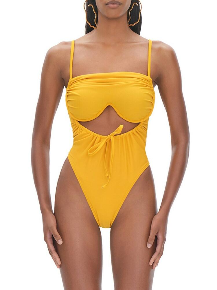 Andrea Iyamah Tiaca One Piece Swimsuit - Sunshine Cover