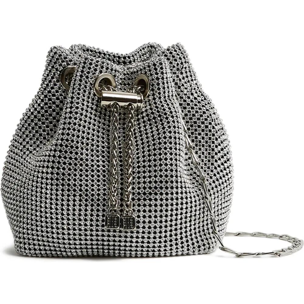 Reiss Demi Chain Mail Bucket Bag in Silver Cover