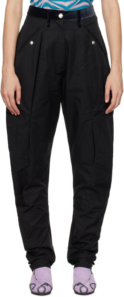 Kiko Kostadinov Black Chasseur Trousers Cover