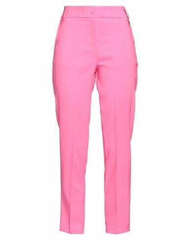 Mdm Mademoiselle Du Monde Woman Pants Fuchsia Polyester, Elastane Cover