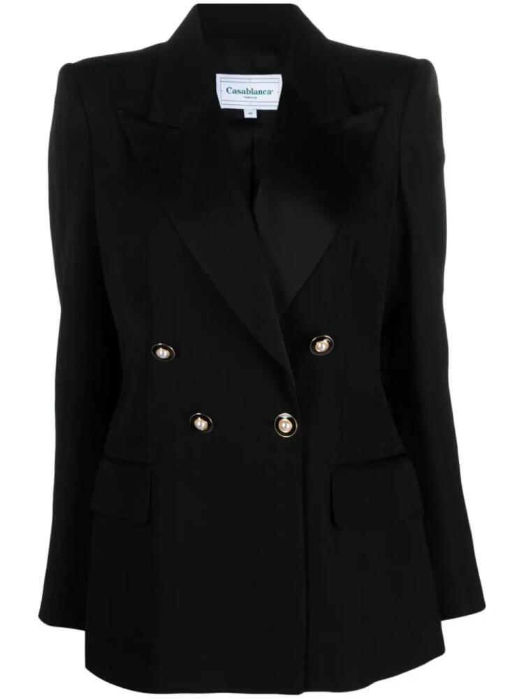 Casablanca double-breasted blazer - Black Cover