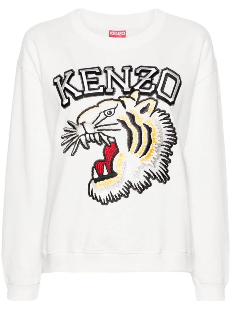 Kenzo Varsity Jungle Tiger cotton sweatshirt - White Cover