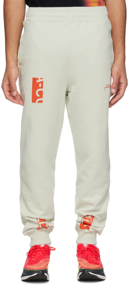 A-COLD-WALL* Beige Node Sweatpants Cover