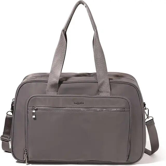 Baggallini Getaway Split Case Duffel (Smoke Twill) Weekender/Overnight Luggage Cover