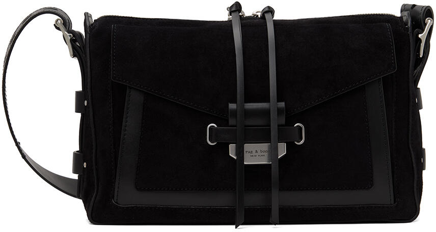 rag & bone Black Field 2.0 Messenger Bag Cover