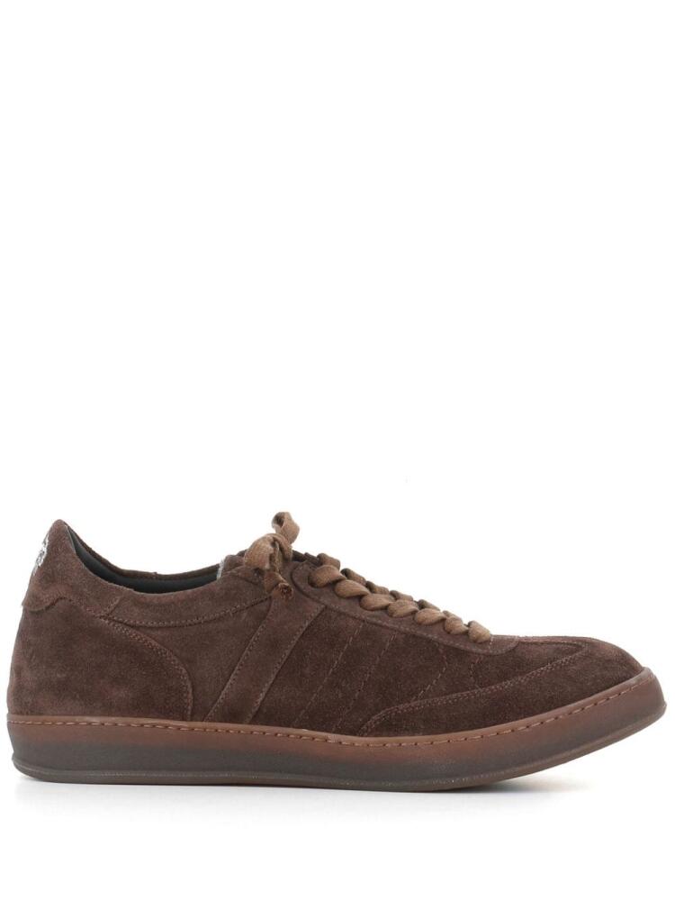 Alberto Fasciani suede low-top sneakers - Brown Cover