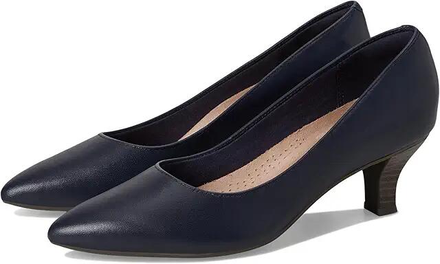 Clarks Kepley Vine (Navy Leather) High Heels Cover