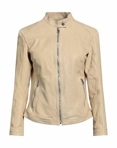 Masterpelle Woman Jacket Beige Soft Leather Cover