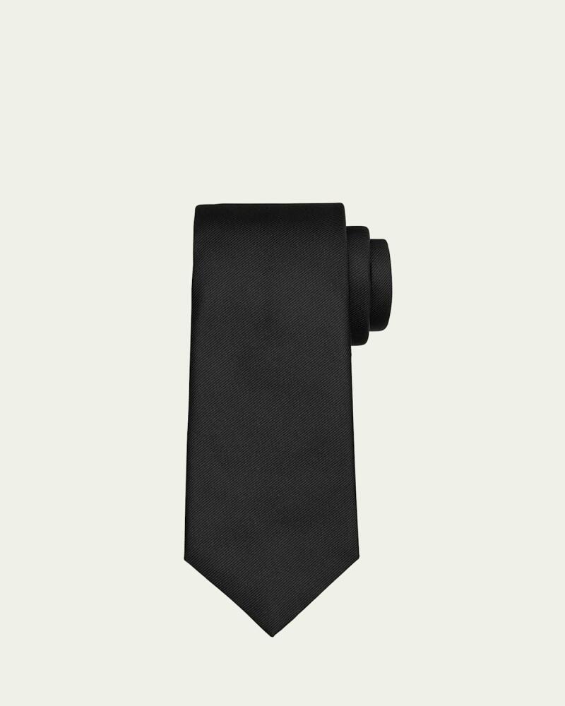 Giorgio Armani Men's Silk Twill Tie Cover