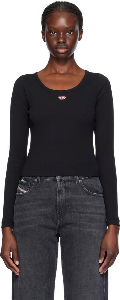 Diesel Black T-Ballet-D Long Sleeve T-Shirt Cover