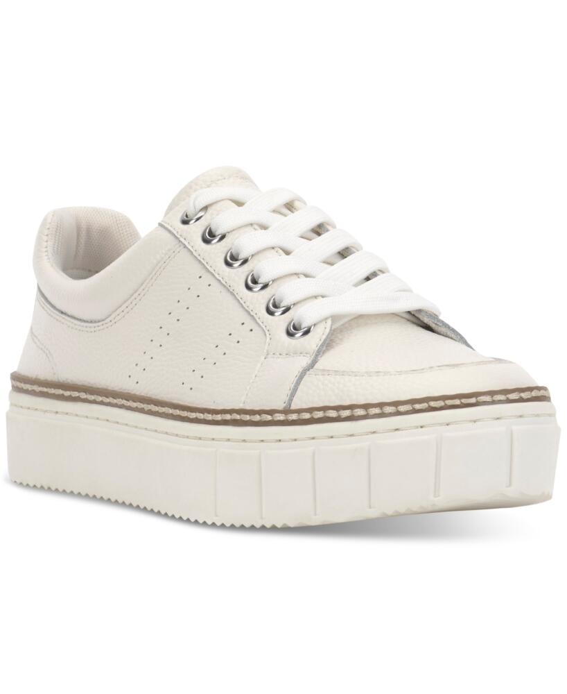 Vince Camuto Women's Randay Lace-Up Platform Sneakers - Bright White Cover