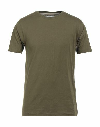 Hamaki-ho Man T-shirt Military green Cotton Cover