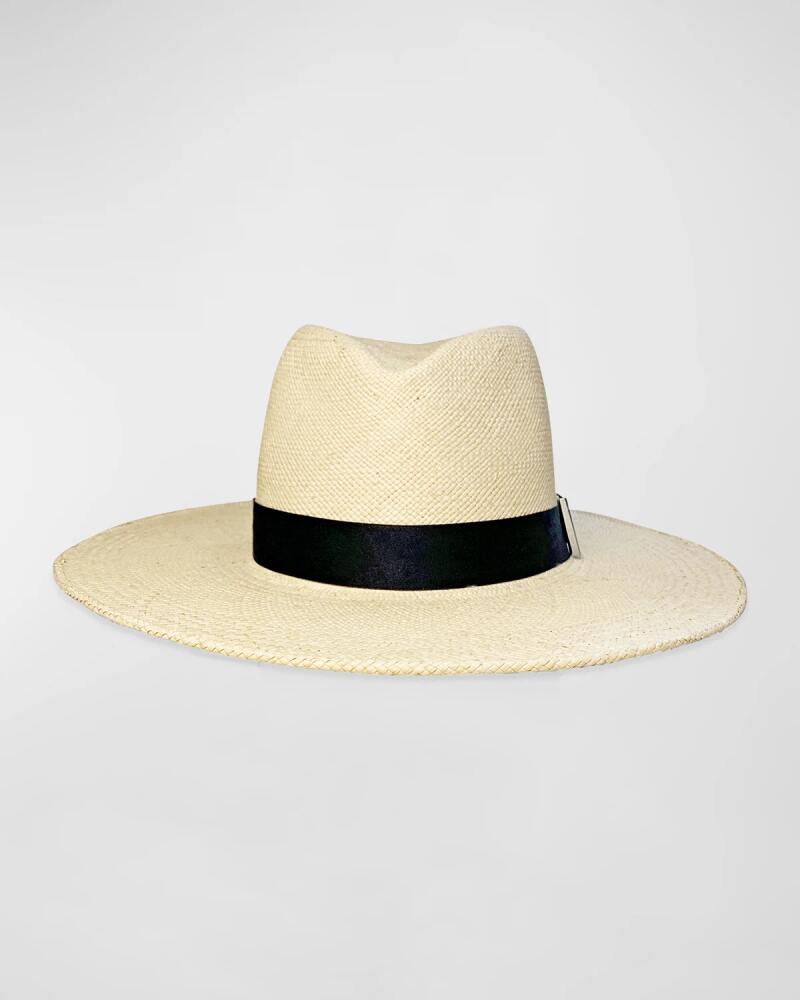 Gigi Burris Jeanne Straw Fedora With Band Cover