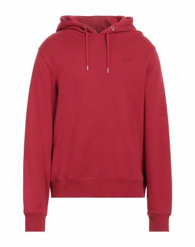 Sun 68 Man Sweatshirt Red Cotton Cover